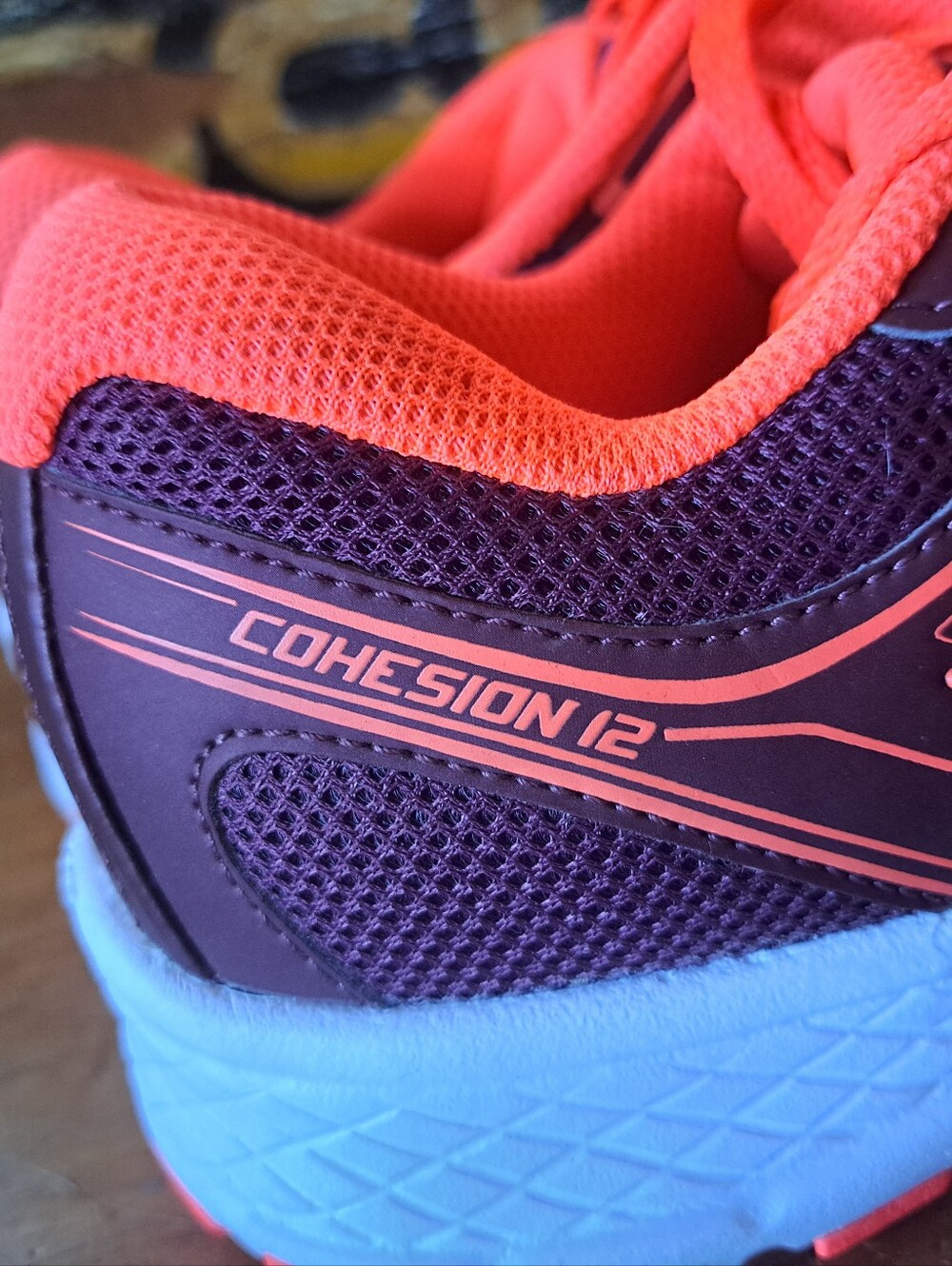 Saucony Cohesion 12 Running Shoes Sneakers Women's Size 8 Purple Coral S10471-9 - Picture 5 of 12